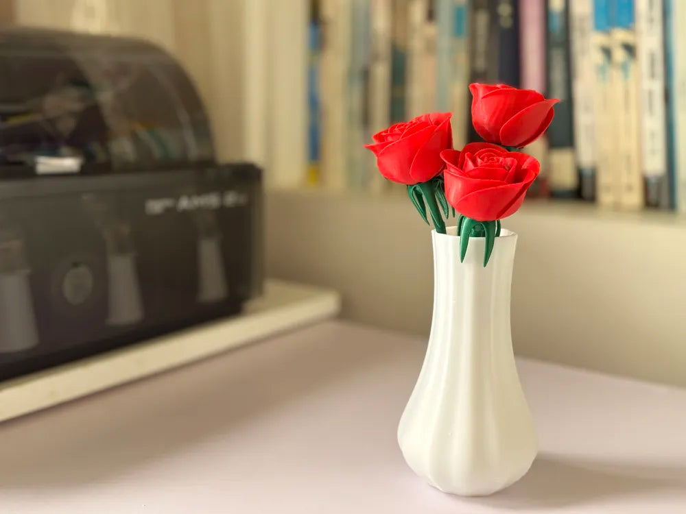 Blumen  Tulpen | Moderne Deko Blumen | Nachhaltige Frühlingsdeko | Minimalistische Vase Deko | Geschenkidee - kein verblühen  Geschenk