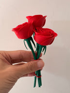 Blumen Rose Moderne Deko Blumen Nachhaltige Frühlingsdeko Minimalistische Vase Deko Geschenkidee kein verblühen Geschenk Ring Schmuck