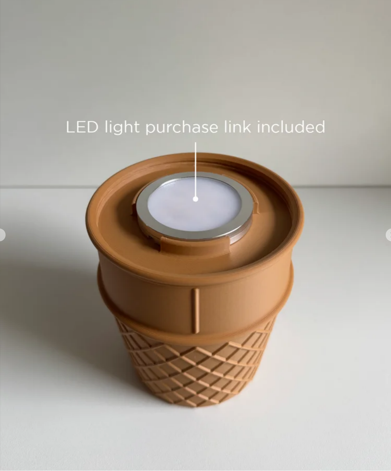 Creamy, eine Schreibtischlampe mit Led