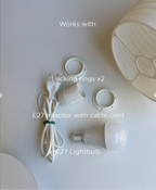 Das ist Icarus  eine Schreibtischlampe im Schicken Design Moderne Lampe in Vasen Design