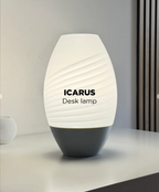 Das ist Icarus  eine Schreibtischlampe im Schicken Design Moderne Lampe in Vasen Design