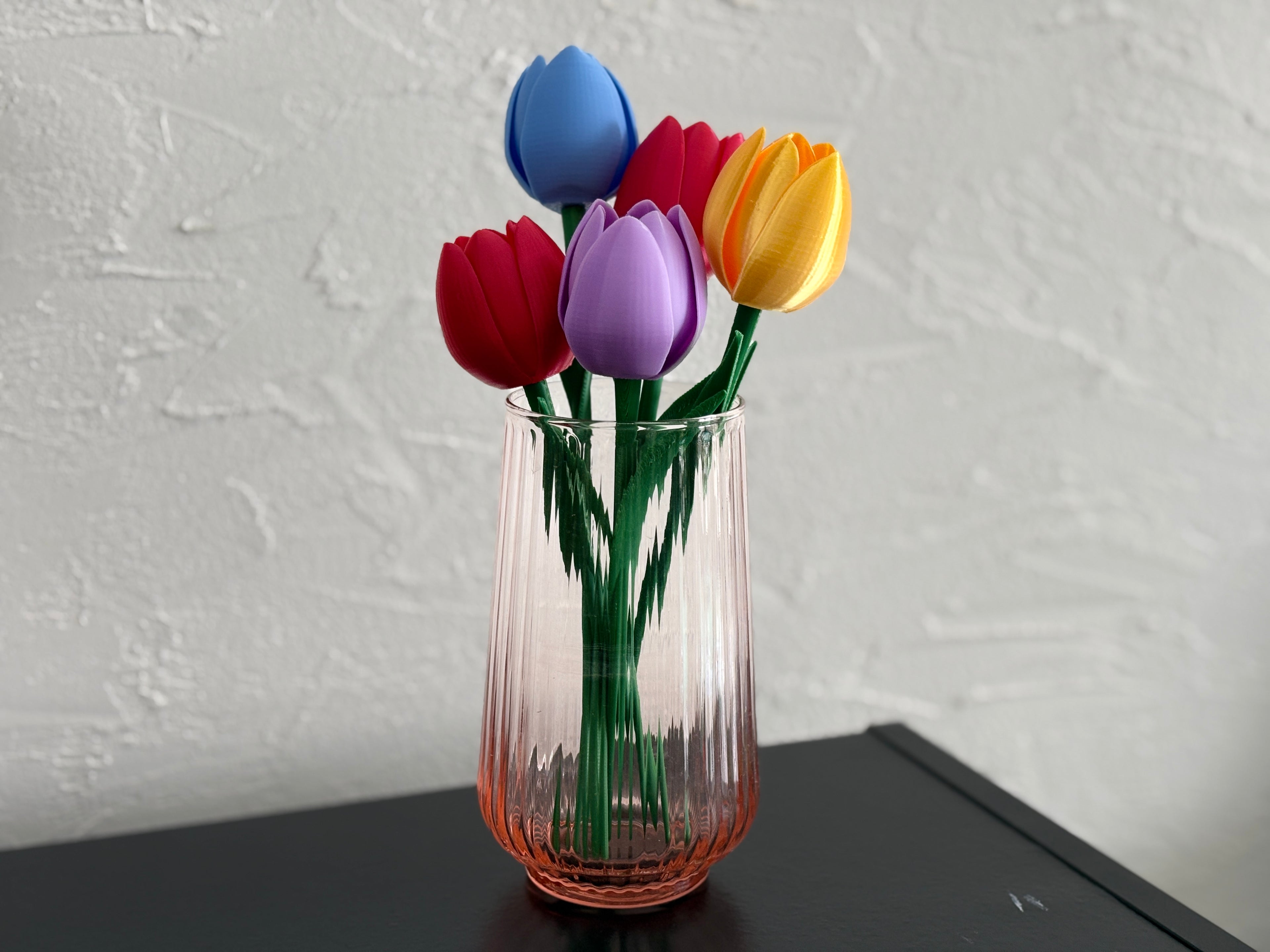 Blumen  Tulpen | Moderne Deko Blumen | Nachhaltige Frühlingsdeko | Minimalistische Vase Deko | Geschenkidee - kein verblühen  Geschenk